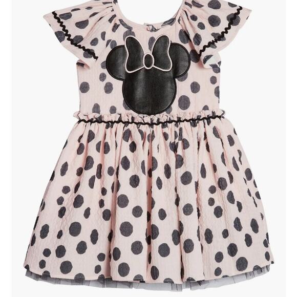 Pippa & Julie Disney Polka Dot Minnie Dress Big Girls/kidssize 8 EUC
